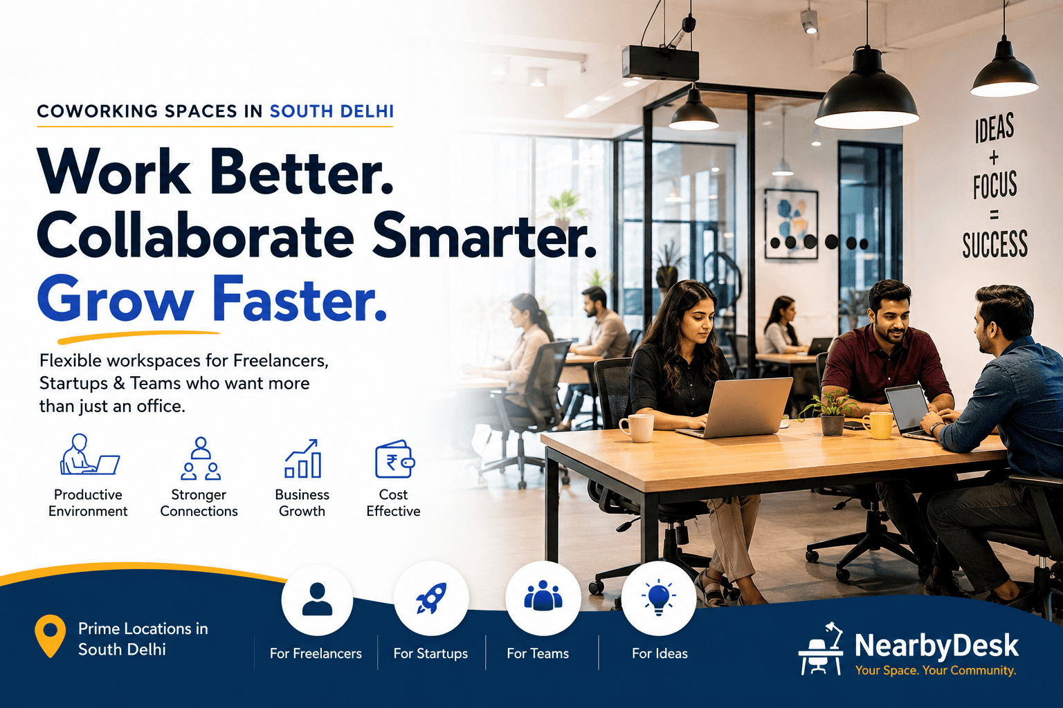 Why Freelancers, Startups, and Growing Teams Are Choosing Coworking Spaces in South Delhi